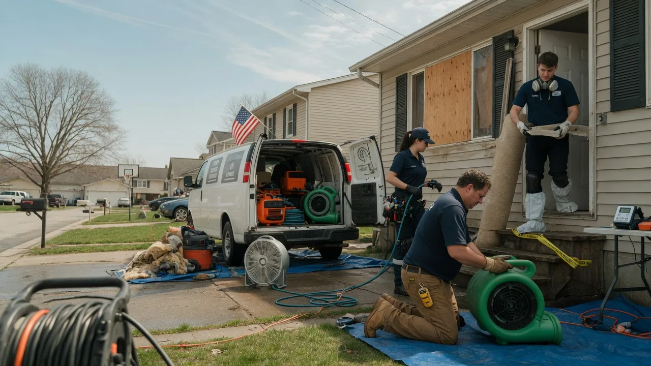 Water Damage Restoration in Rew, PA near me